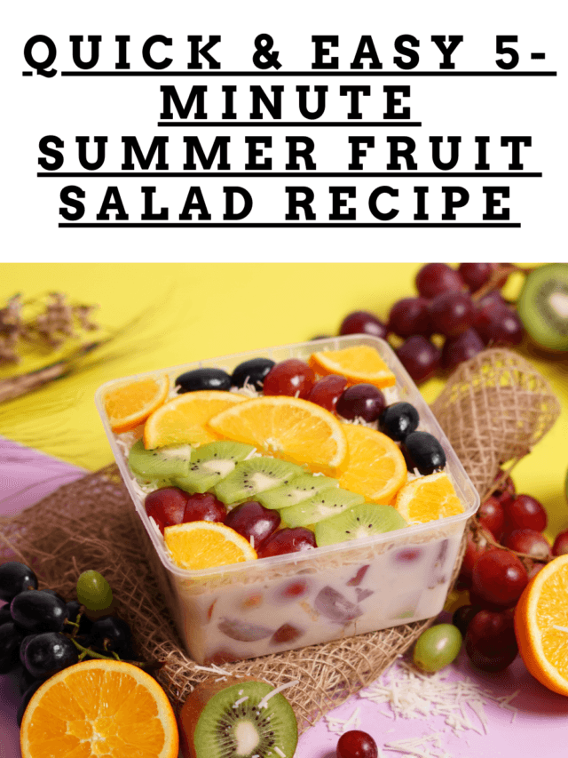 Quick & Easy 5-Minute Summer Fruit Salad Recipe