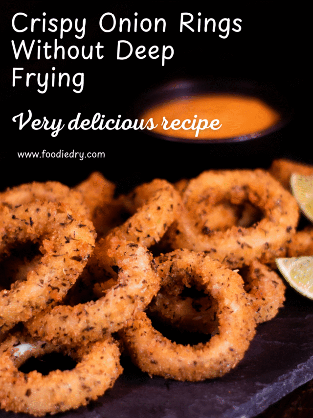 Crispy Onion Rings Without Deep Frying