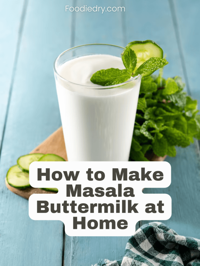 How to Make Masala Buttermilk at Home