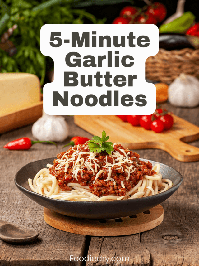 5-Minute Garlic Butter Noodles