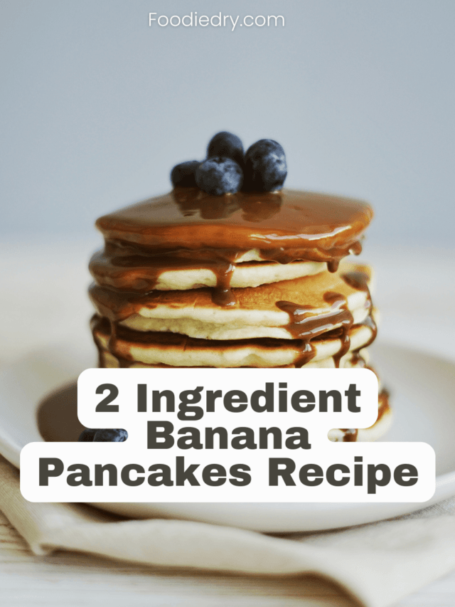 2 Ingredient Banana Pancakes Recipe