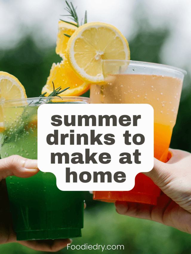 summer drinks to make at home