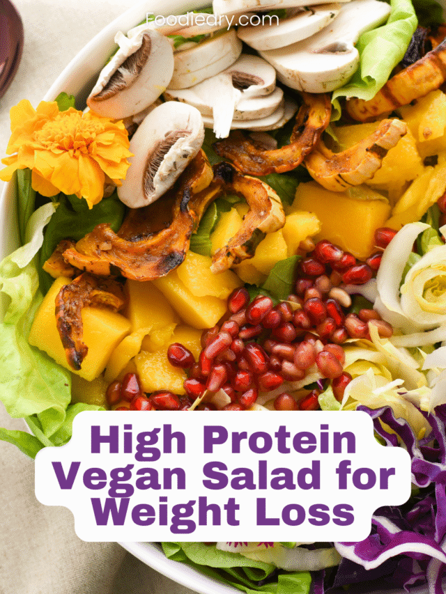 High Protein Vegan Salad for Weight Loss