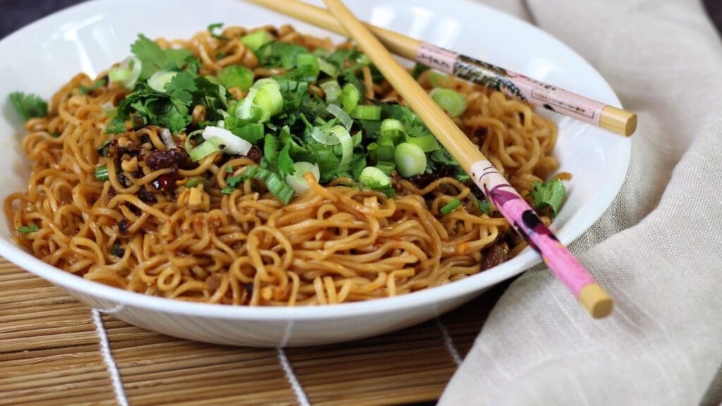 Chili Crisp Noodles - foodiedry recipe Chili Crisp Noodles