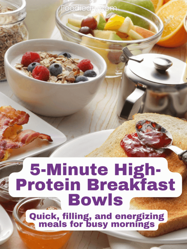 5-Minute High-Protein Breakfast Bowls